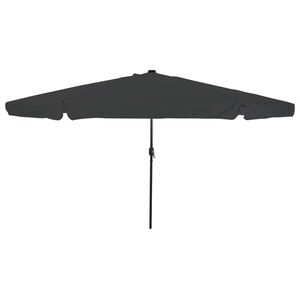 vidaXL Garden Parasol Anthracite and Black 395 x 395 x 245 cm