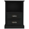 vidaXL Bedside Cabinets 2 pcs Black 43x36x60 cm