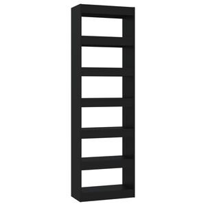 vidaXL Book Cabinet | Black | Engineered wood