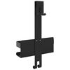 vidaXL Hanging Shower Caddy Matt Black Brushed 304 Stainless Steel