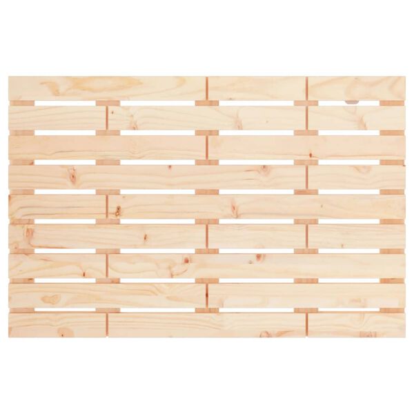 vidaXL Wall Headboard 96x3x63 cm Solid Wood Pine