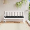 vidaXL Garden Bench Cushion Black 150x50x7 cm Oxford Fabric