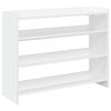 vidaXL Shoe Rack White 80x25x62 cm Engineered Wood