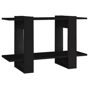 vidaXL Book Cabinet | Black | Engineered wood | Medium | Book Cabinet