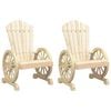 vidaXL Garden Adirondack Chairs 2 pcs Solid Wood Fir