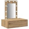 vidaXL Dressing Table Brown 60 x 40 x 70 cm Engineered Wood
