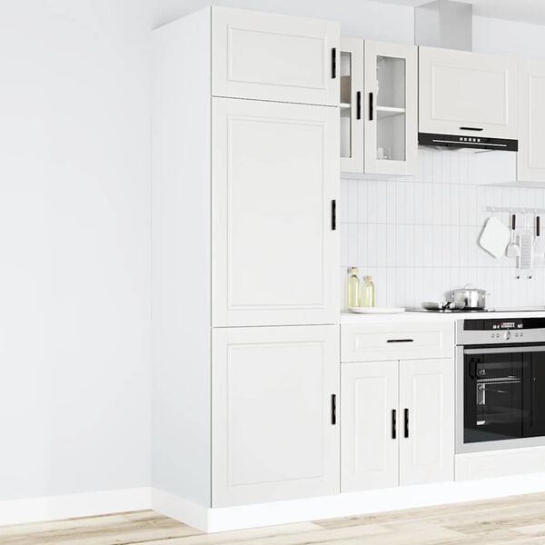 vidaXL Kitchen Cupboard "Porto" White Engineered Wood