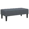 vidaXL Sofa Set 2 pcs Dark grey 173 x 131 x 67 cm Velvet