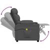 vidaXL Massage Chair Grey Faux Leather