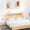 vidaXL Wall-mounted Bedside Cabinets 2 pcs High Gloss White 35x35x20 cm