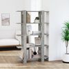 vidaXL Book Cabinet/Room Divider Concrete Grey 100x30x160 cm