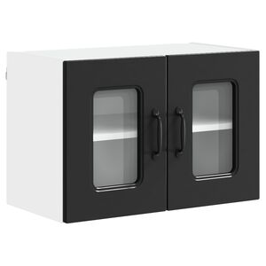 vidaXL Dishwasher Panel Kalmar Black 60 x 31 x 40 cm Engineered Wood
