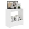 vidaXL Side Table White 50x26x50 cm Engineered Wood