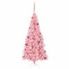 vidaXL Christmas Tree with 300 LEDs with Stand Pink 180 cm PVC
