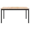 vidaXL Dining Table Natural 140 x 80 x 75 cm Solid Pine Wood
