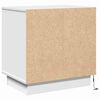 vidaXL Bedside Cabinet 2 pcs White 50 x 34.5 x 50 cm Engineered wood