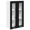 vidaXL Hanging Cabinet Riga Black Oak 60 x 31 x 100 cm Engineered Wood