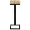 vidaXL Side Tables 2 pcs 31.5x24.5x64.5 cm Rough Mango Wood