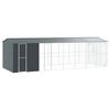 vidaXL Bird Cage Anthracite 860 x 310 x 247 cm Galvanised Steel