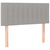 vidaXL Headboard Dark Grey 100x5x78/88 cm Fabric