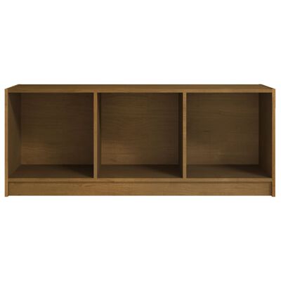 vidaXL TV Cabinet Honey Brown 104x33x41 cm Solid Pinewood