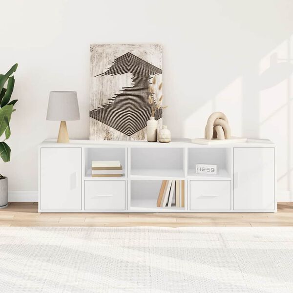 vidaXL Corner Cabinet White 160x40x45 cm Engineered Wood