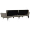 vidaXL 2-Seater Sofa Bed Black Velvet