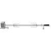 vidaXL BBQ Rotisserie Spit with Professional Motor Steel 900 mm