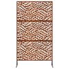 vidaXL Privacy Screen Grey 100 x 50 x 180 cm Weathering Steel