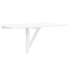 vidaXL Folding Wall Table White 100x60 cm