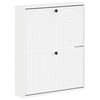 vidaXL Wall-Mounted Shoe Cabinet ALKMAAR 71 x 17 x 86 cm White