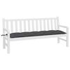 vidaXL Garden Bench Cushion Anthracite 180x50x7 cm Oxford Fabric