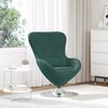 vidaXL Egg Chair Dark Green 63 x 73 x 90 cm Velvet