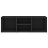 vidaXL Shoe Storage Bench Black 105x35x35 cm Engineered Wood
