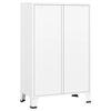 vidaXL Industrial Wardrobe White 67x35x107 cm Steel