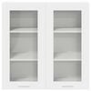 vidaXL Hanging Cabinet with Door White 80 x 31 x 80 cm Engineered Wood