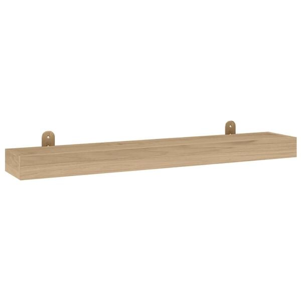 vidaXL Wall Shelves 2 pcs 90x15x4 cm Solid Wood Teak