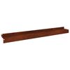 vidaXL Lawn Edging 20 pcs 100 x 10 x 8 cm Steel Rusty