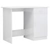 vidaXL Desk | High gloss white | Engineered wood | Standard | Desk | Rectangular