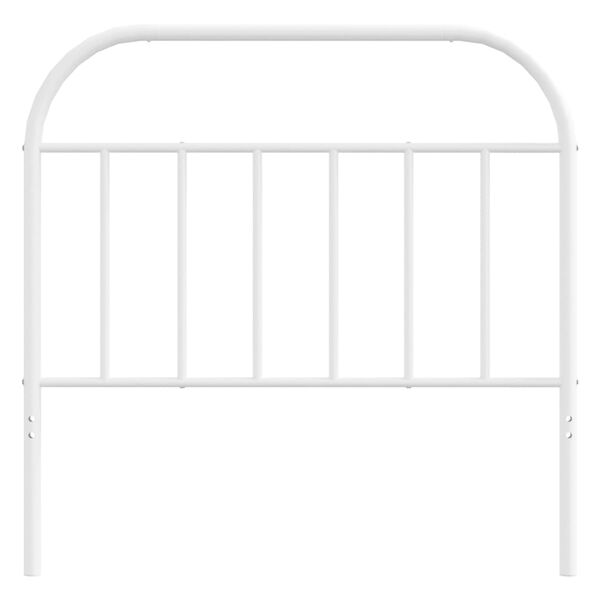 vidaXL Metal Headboard White 107 cm