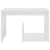 vidaXL Side Table White 59x36x38 cm Engineered Wood