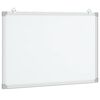 vidaXL Magnetic Whiteboard 80x60x1,7 cm Aluminium