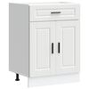 vidaXL Kitchen Base Cabinet Porto White Engineered Wood