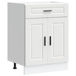 vidaXL Kitchen Base Cabinet&nbsp;Porto White Engineered Wood