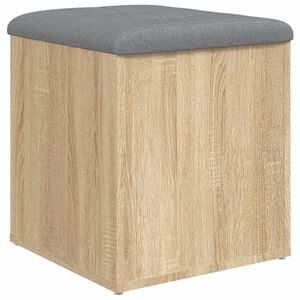vidaXL Storage Bench Sonoma Oak 42x42x45 cm Engineered Wood