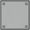 vidaXL Wall-mounted Magnetic Board Black 40x40 cm Tempered Glass
