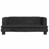 vidaXL Kids Sofa Black 80x45x30 cm Velvet