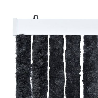 vidaXL Insect Curtain Anthracite 100x220 cm Chenille