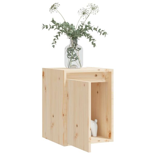 vidaXL Wall Cabinet 30x30x40 cm Solid Wood Pine