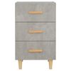 vidaXL Bedside Cabinet Concrete Grey 40x40x66 cm Engineered Wood